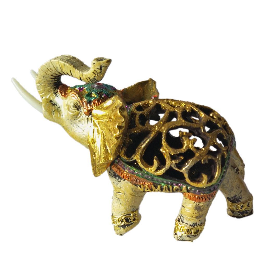 Polyresin Elephant Figurines for Home Decor Ornament