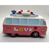 High Quality Custom Souvenir Resin Bus Shaped Piggy Bank for Kids