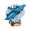 Souvenir Blue Resin Craft Table Decoration Dolphin Figurine Dolphin Statue