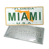 Home Decorative Car Number Aluminum License Plate Custom Souvenir License Plate