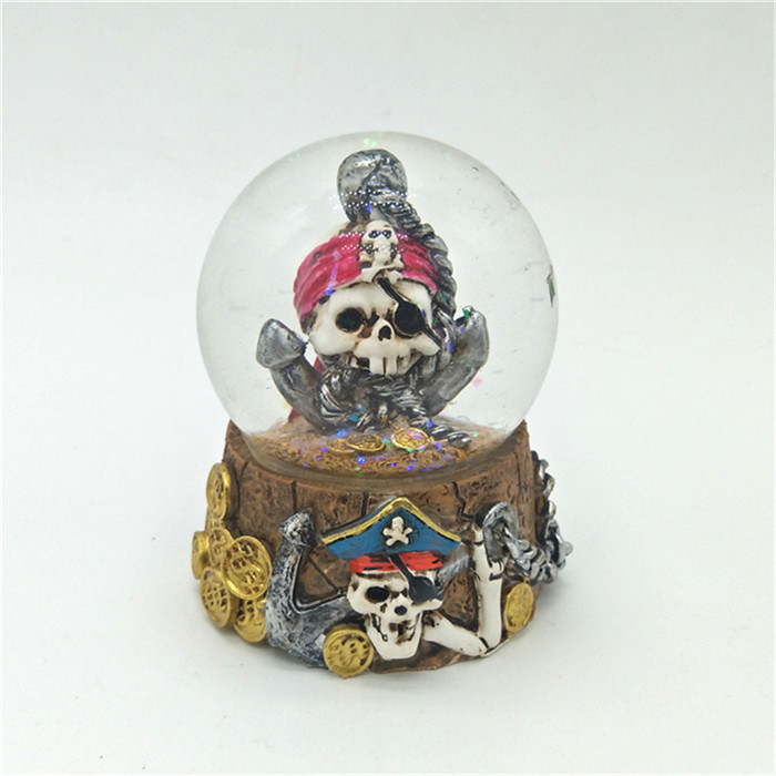 Custom Resin Pirate Statue Gift Caribbean Souvenir Pirate Figurine