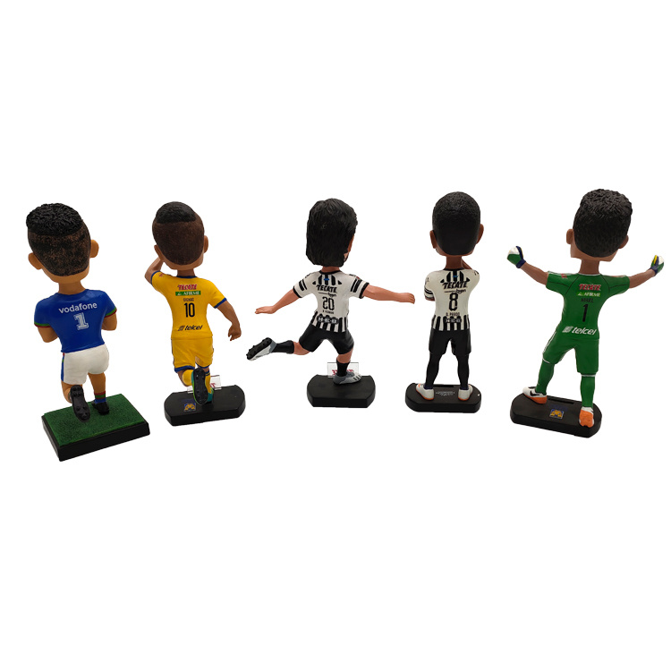 Custom Sport Player Bobblehead Resin Action Figure Bobble Head for Home Decor