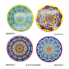 2022 Amazon Hotsale Ceramic Round Coaster Mandala Design Custom Sublimation Coasters