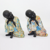 Home Decor Colored Sleeping Buddha Statue Polyresin