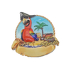 Custom Resin Printing Beach Tourist Parrot Panama Souvenir Fridge Magnet