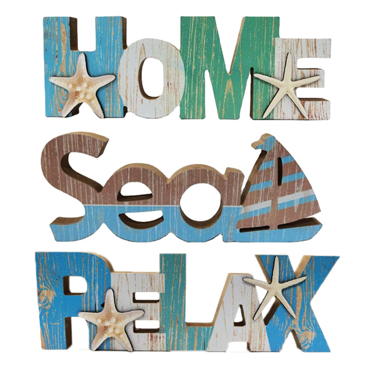 Nautical Theme Home Decor Wood Sign Coastal Beach House Decor