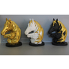 Factory Wholesale Resin Double Horse Head Figurine Horse Statue Home Decor