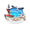 Custom Logo Printed Seaside Beach Resin Fridge Magnet Croatia Souvenir Dubrovnik Fridge Magnet