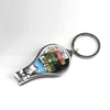 Custom Travel Multi Function Bottle Opener Keychain Gifts Metal Souvenir Nail Clipper Keychain