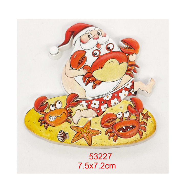 Resin Cartoon Christmas Souvenir Fridge Magnet Custom Christmas Magnet