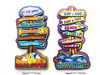 Custom Logo Tropical Island Beach Wood Fridge Magnet Maldives Souvenirs