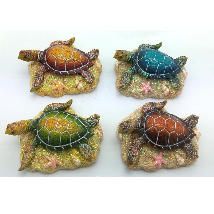 Tourist Souvenir Polyresin Sea Turtles Statue Resin Turtle Craft Figurine for Home Decor