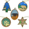 Custom Shape Christmas Wooden Hanging Ornaments for Christmas Holiday Tree Decorations