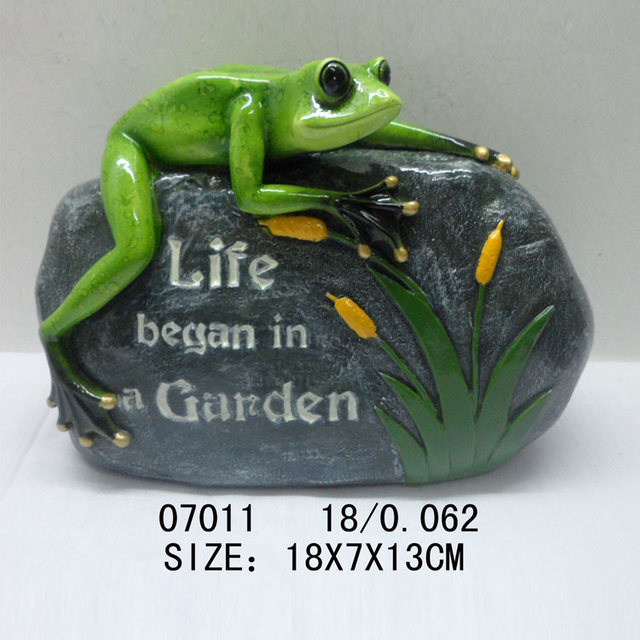 Customized Garden Decoration Frog Ornament Resin Frog Garden Statue