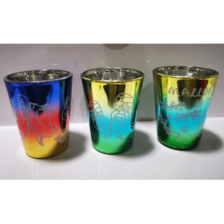 Custom Printed Unique Color Dubai Souvenirs Shot Glass