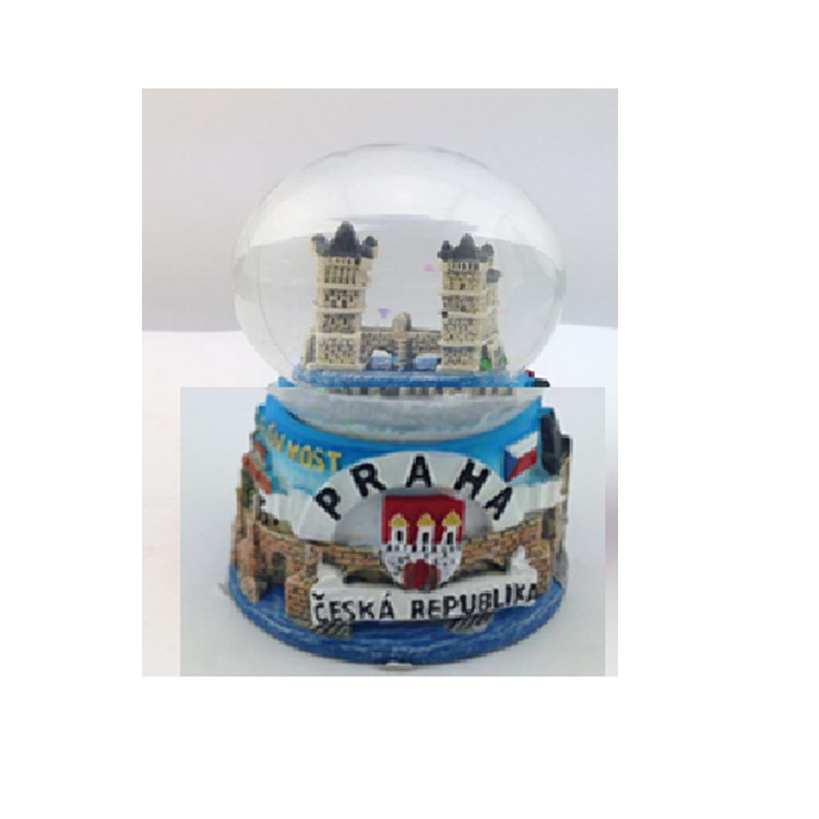 Resin 3D Building Souvenir Germany Snow Globe