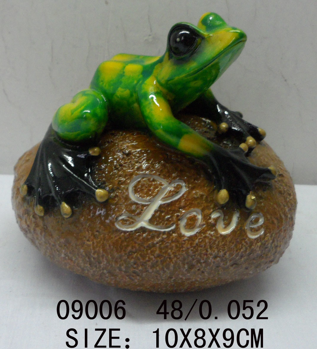 Customized Garden Decoration Frog Ornament Resin Frog Garden Statue