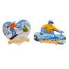 Factory Wholesale Resin France Austria Switzerland Germany Souvenir Snow Mountain Fridge Magnet