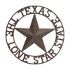 Wholesale Retro Style Wall Hanging Decoration Texas Star Metal Wall Art Decor