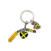 Custom Metal Key Chain Italy France Paris Travel Souvenir Keychain