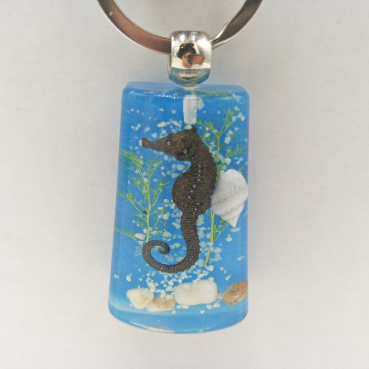 Souvenir Gift Amber Luminous Real Insect Keychain