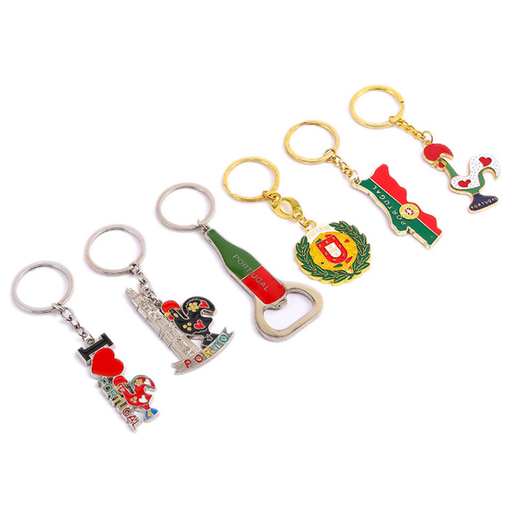 OEM Custom Design Cute Lucky Clover Sheep Ireland Souvenir Keychain