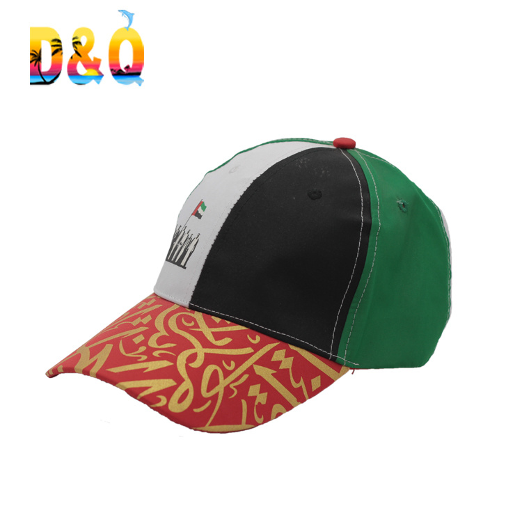 Customized Logo Flag Pattern Jamaica Souvenir Sports Baseball Cap