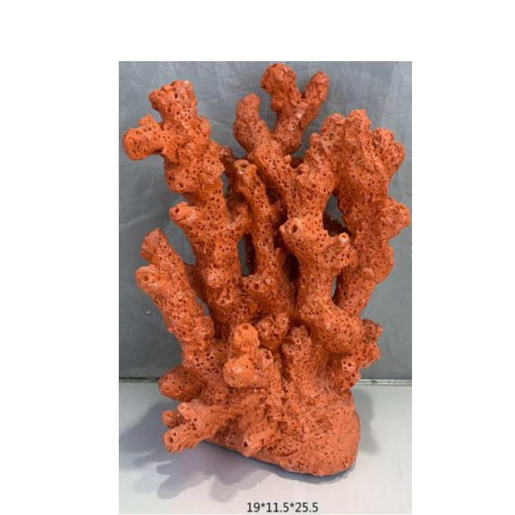 Wholesale Ocean Home Decor Artificial Reef Resin Coral Statue