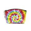 Custom Printed Tie Dye Leather Coin Bag Wallet Pouch Purse Keychain