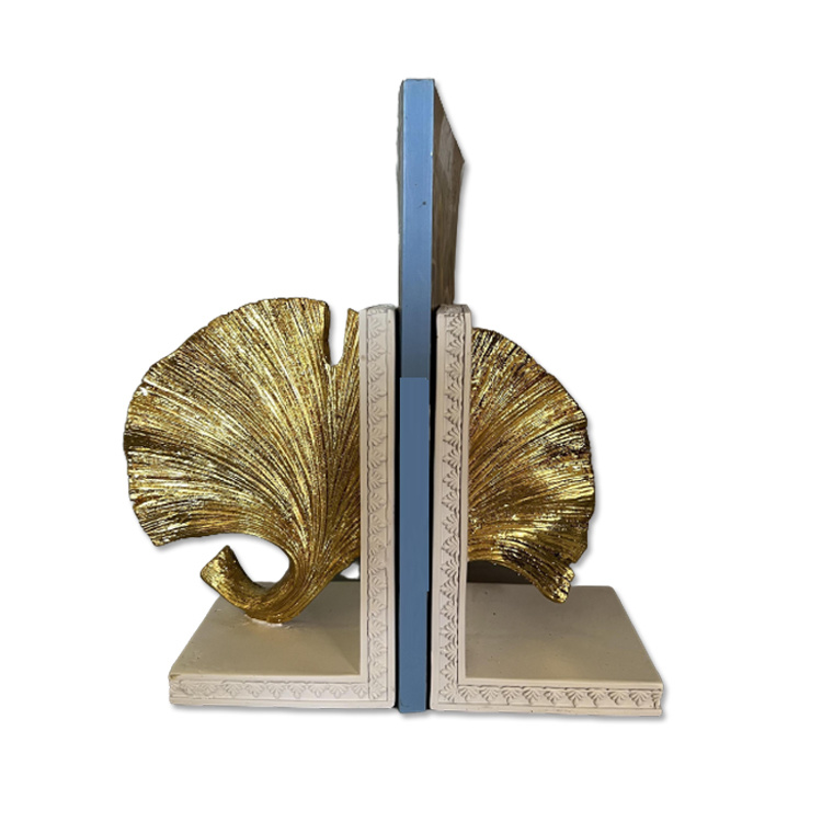 Wholesale Ocean Statue Resin Coral Bookend for Home Office Decor