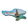 Wholesale Custom Beach Island Tourist Gift Foil Magnet Bali Souvenir Fridge Magnet