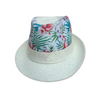 Custom Print Logo Summer Beach Sun Men Panama Straw Hats