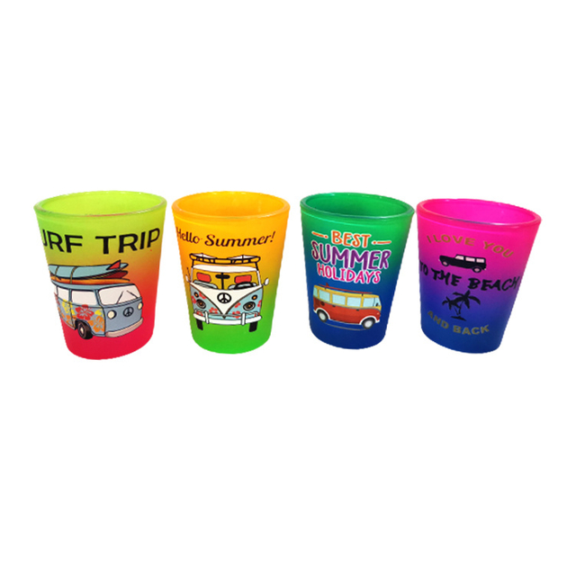 Custom Logo Travel Gift Vodka Shot Glass Souvenir Ceramic Shot Glass