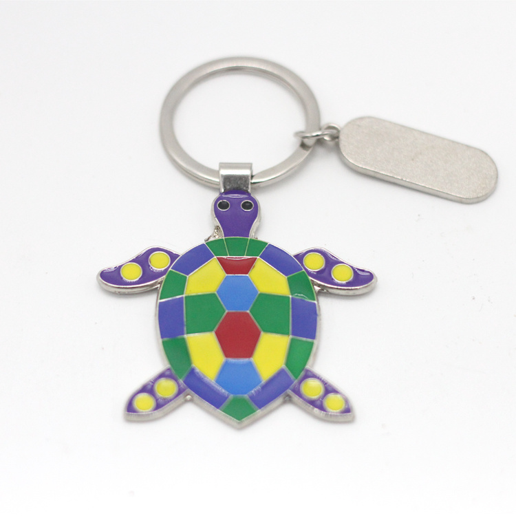 Custom Shape Logo Bird Metal Animal Parrot Keychain