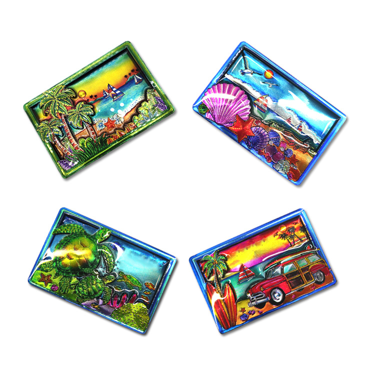 Custom Resin Printing Island Beach Philippines Souvenir Fridge Magnet