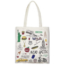 Reusable Large New York Souvenir Shopping Handbag School Bag Canvas Tote Bag