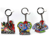 Wholesale Tourist Gift Epoxy Wood Rooster Souvenir Portugal Keychain