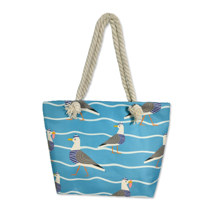 Tropical Summer Woman Ladies Souvenir Turtle Beach Bag Custom Beach Tote