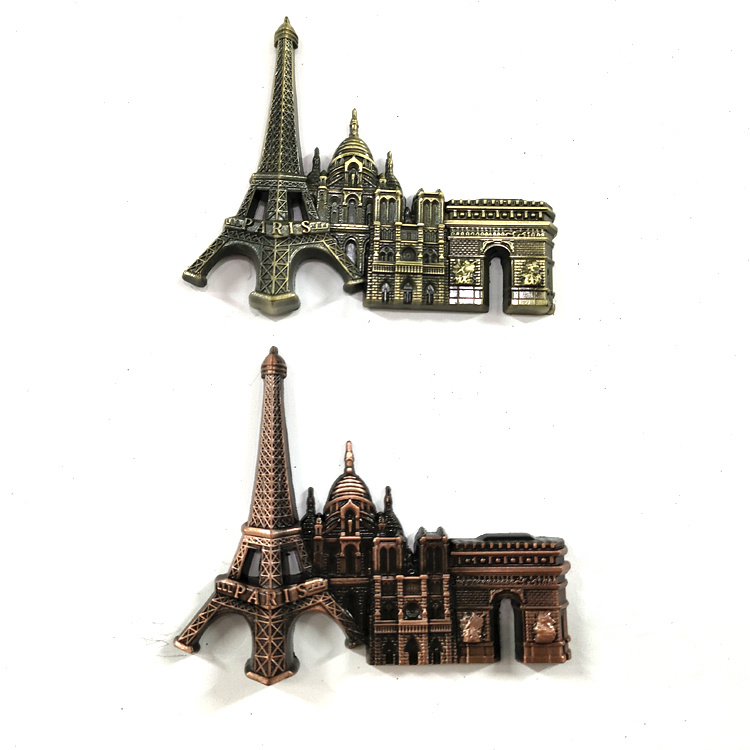 Custom Travel Gift Metal Building 3D Boston City Souvenir Fridge Magnet