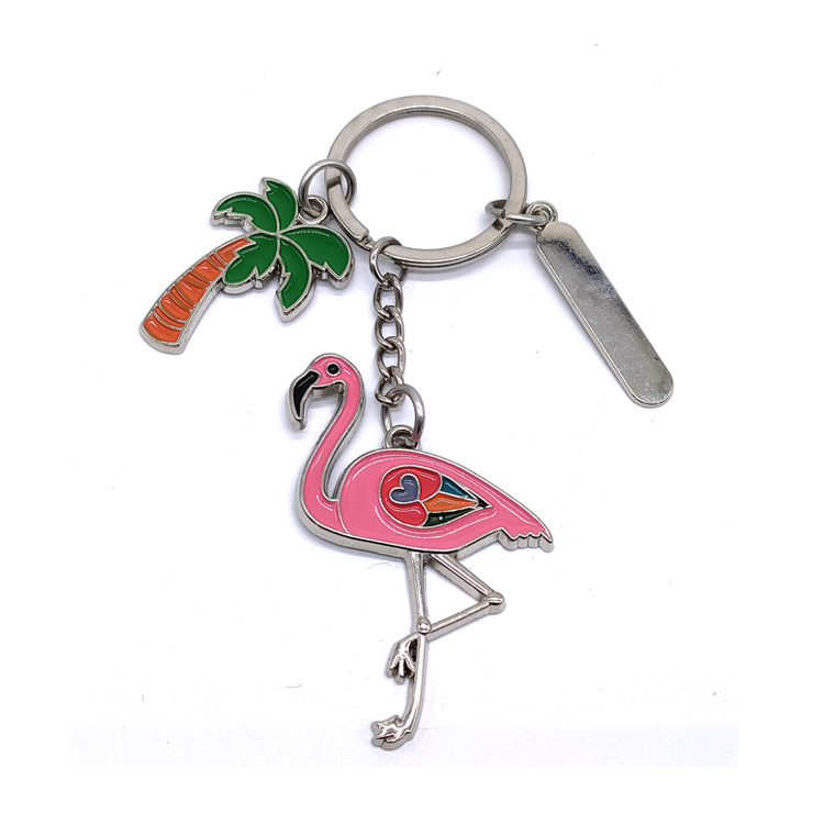 Custom Logo Metal Gecko Lizard Barcelona Spain Souvenir Keychain