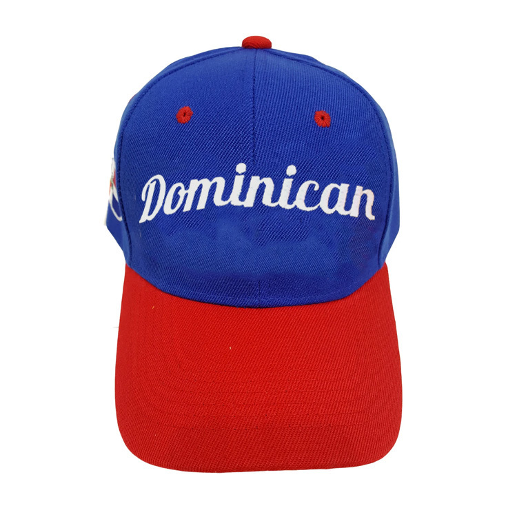 Wholesale Custom Caribbean Beach Souvenir Bahamas 3D Embroidered Baseball Cap Hat