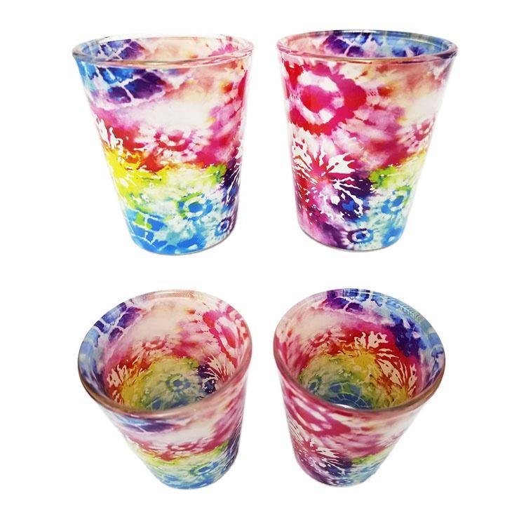 Wholesale 2 Oz Sublimation Beach Souvenir Shot Glass Custom Full Color Printed Shot Glasses