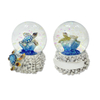 Wholesale Resin Beach Souvenir Marine Heart Shape Snow Globe