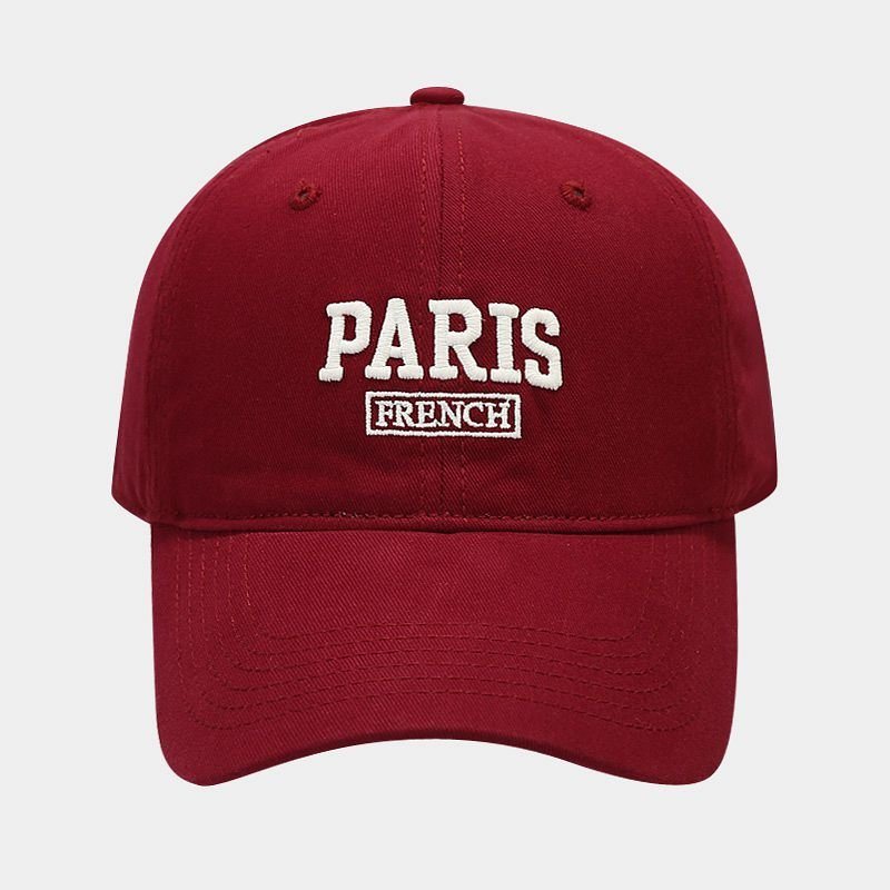 Wholesale Custom 3D Embroidery Logo French Paris Hat France Paris Baseball Cap