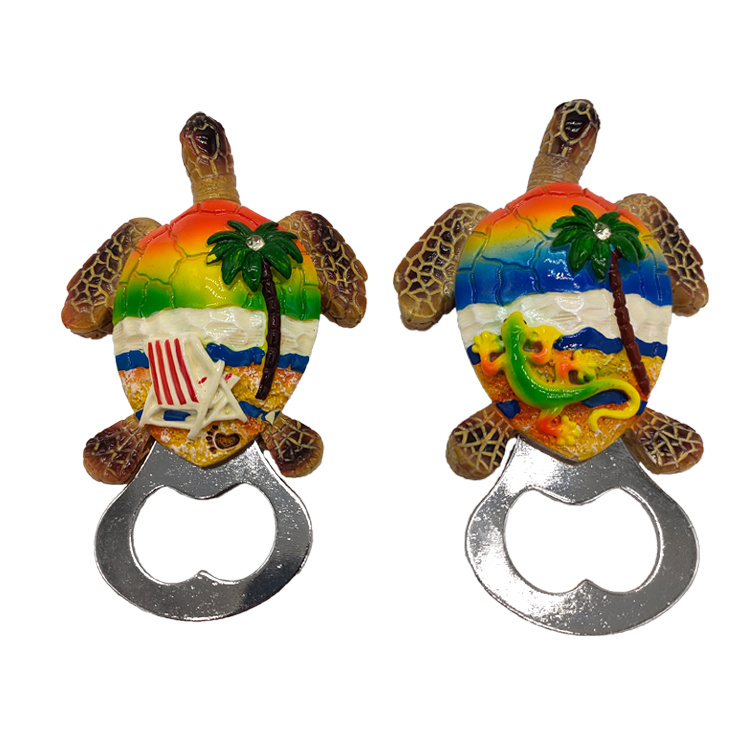 Tourist Souvenir Beer Bottle Opener Turtle Fridge Magnet Bottle Opener