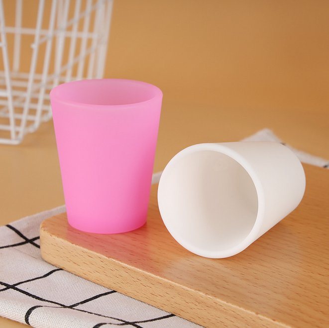 Food Grade Eco-Friendly Custom Logo 50ml Silicone Shot Glass Silicone Cup