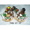 Custom Resin Sexy Jamaica Rasta Figurine Rasta Ashtray for Souvenir