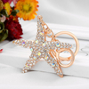 Fashion Bag Accessory Keychain Pendant Diamond Rhinestones Starfish Star Keychain