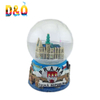 Customized Hand-Painted Polyresin Tourist Souvenir City 3D Building Snow Globe