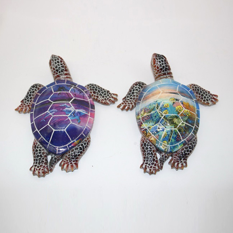 Tropical Islands Caribbean Tourist Souvenir Gift Beach Sea Animal Turtle Statue Resin for Home Decor